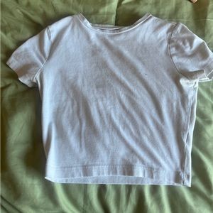 White cropped top T-Shirt